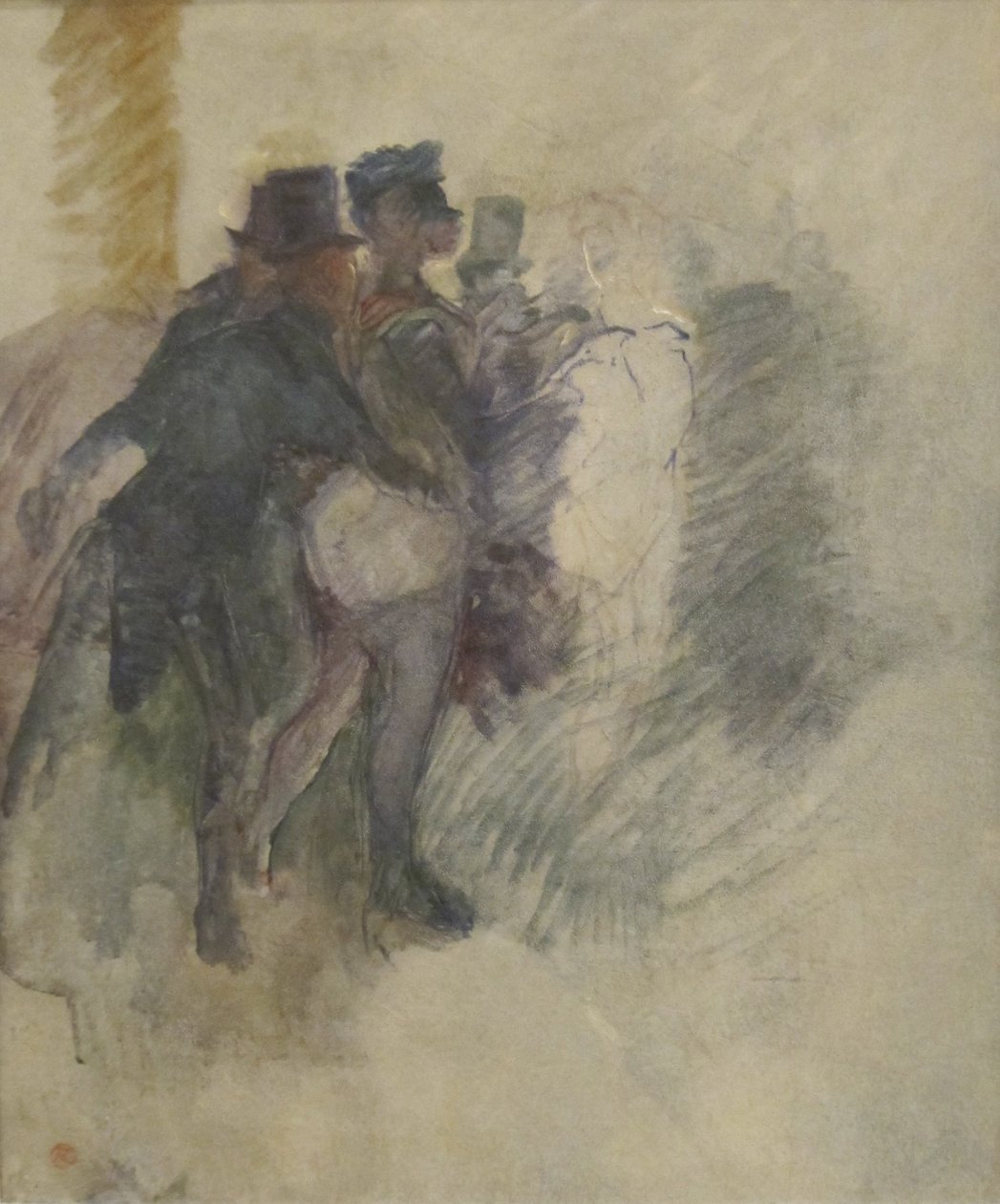 A bola mascarada no Elysée Montmartre de Henri de Toulouse Lautrec