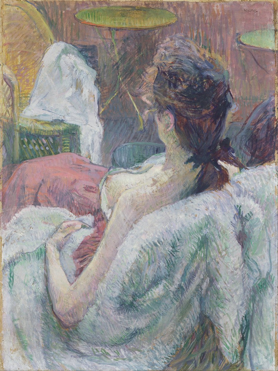 O modelo descansando de Henri de Toulouse Lautrec