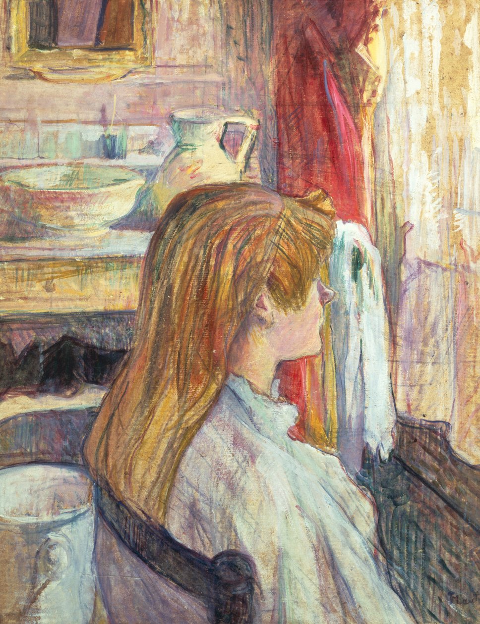 Mulher na janela, 1893 de Henri de Toulouse Lautrec