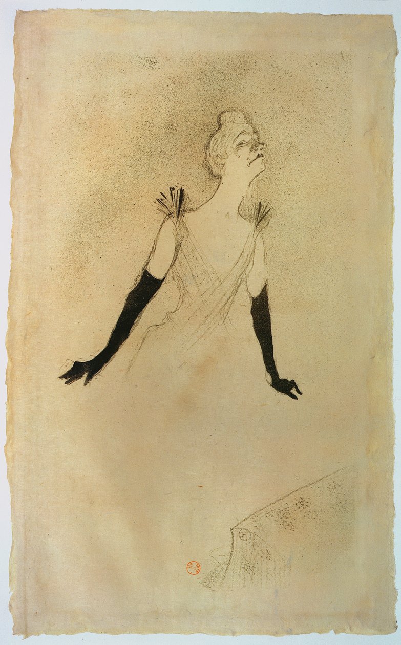Yvette Guilbert, 1894 de Henri de Toulouse Lautrec