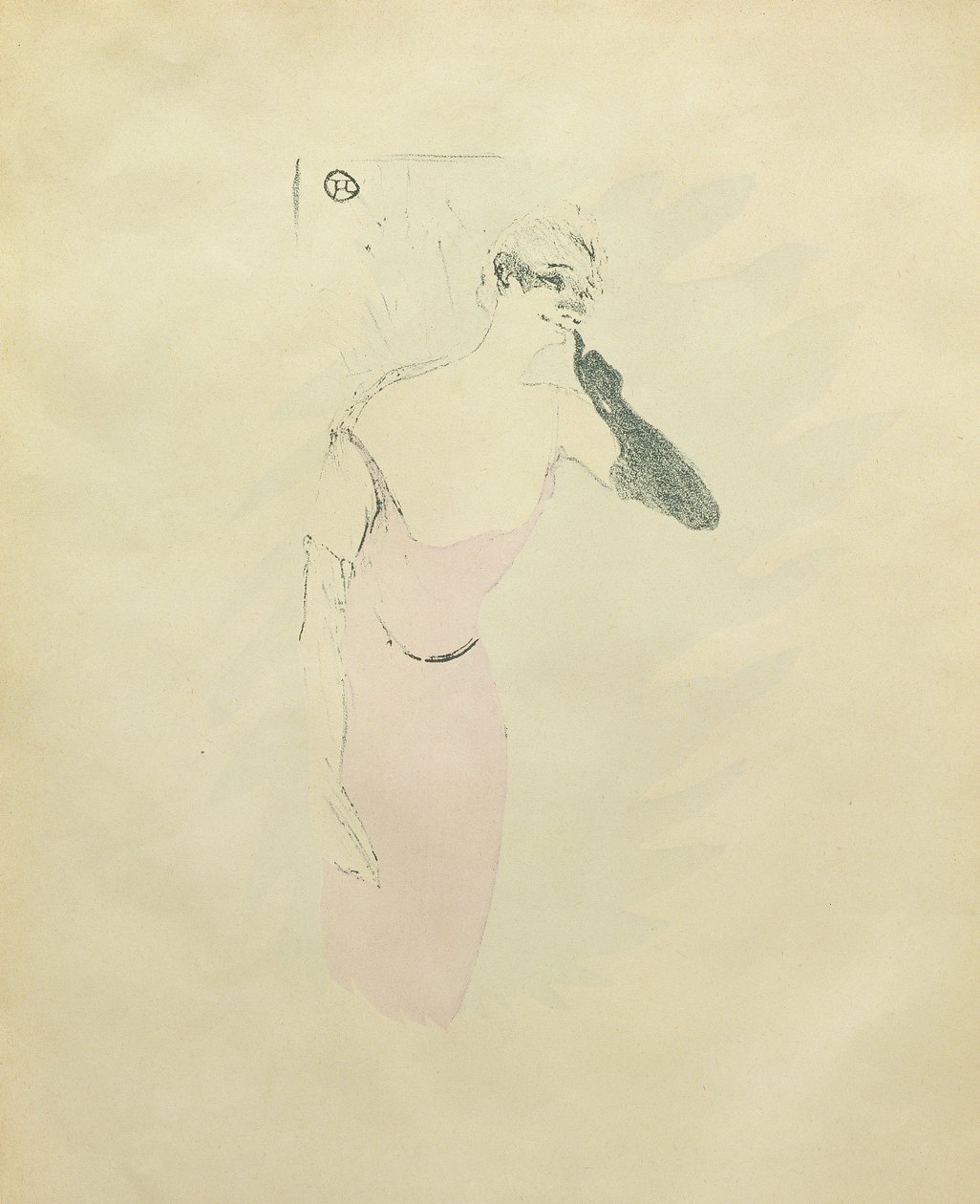 Yvette Guilbert, c.1894 de Henri de Toulouse Lautrec