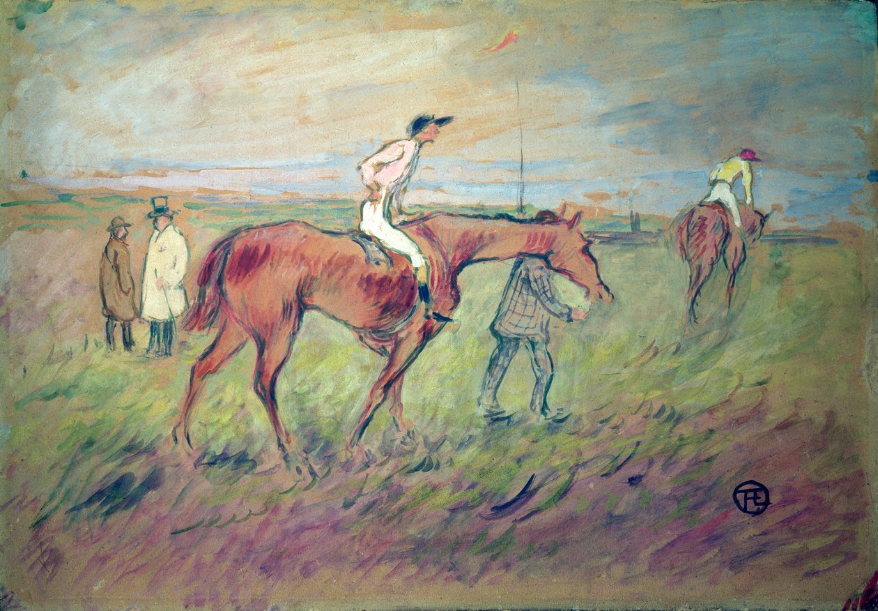 Nas corridas de Henri de Toulouse Lautrec