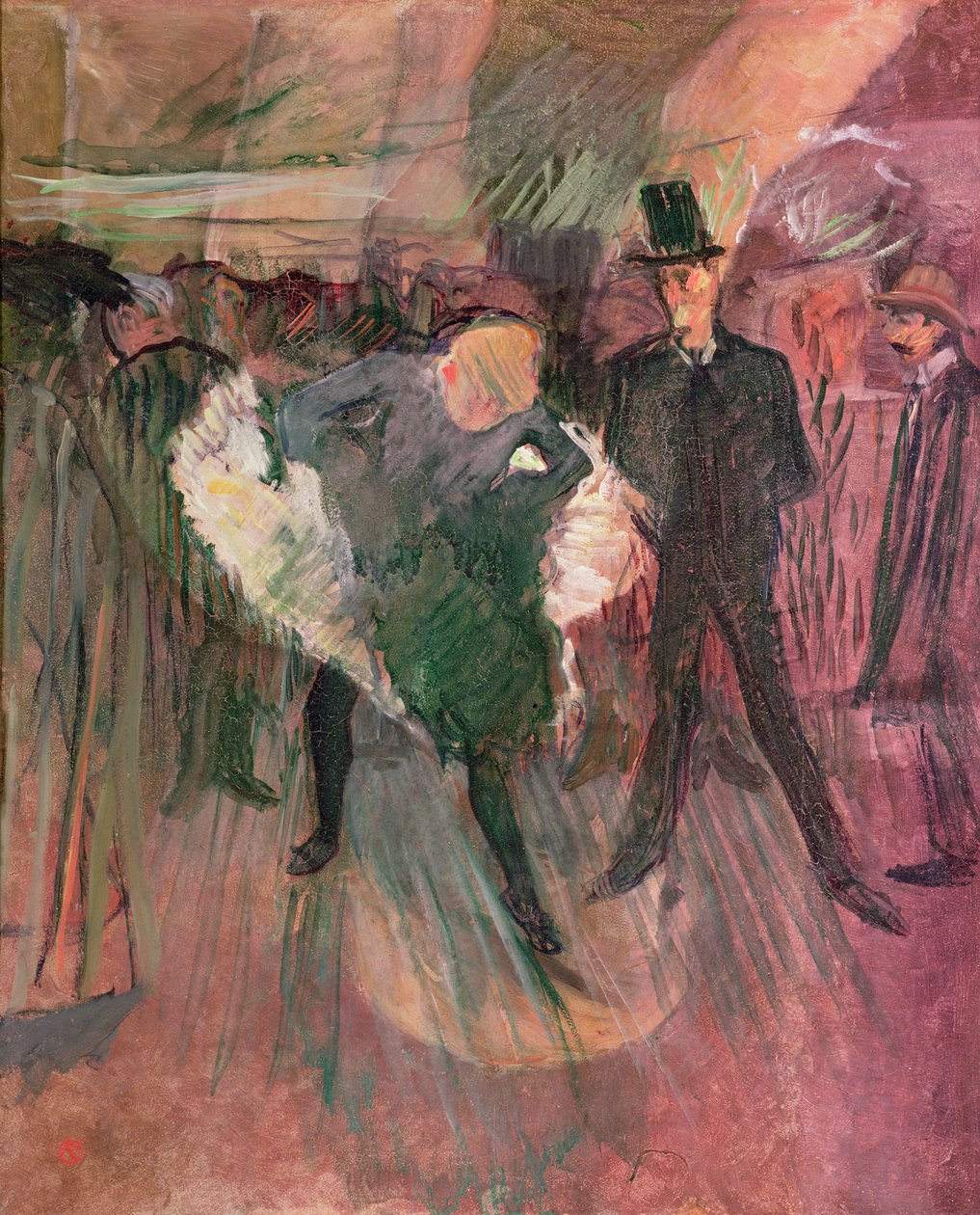 O Goulue e Valentin o Desosse de Henri de Toulouse-Lautrec