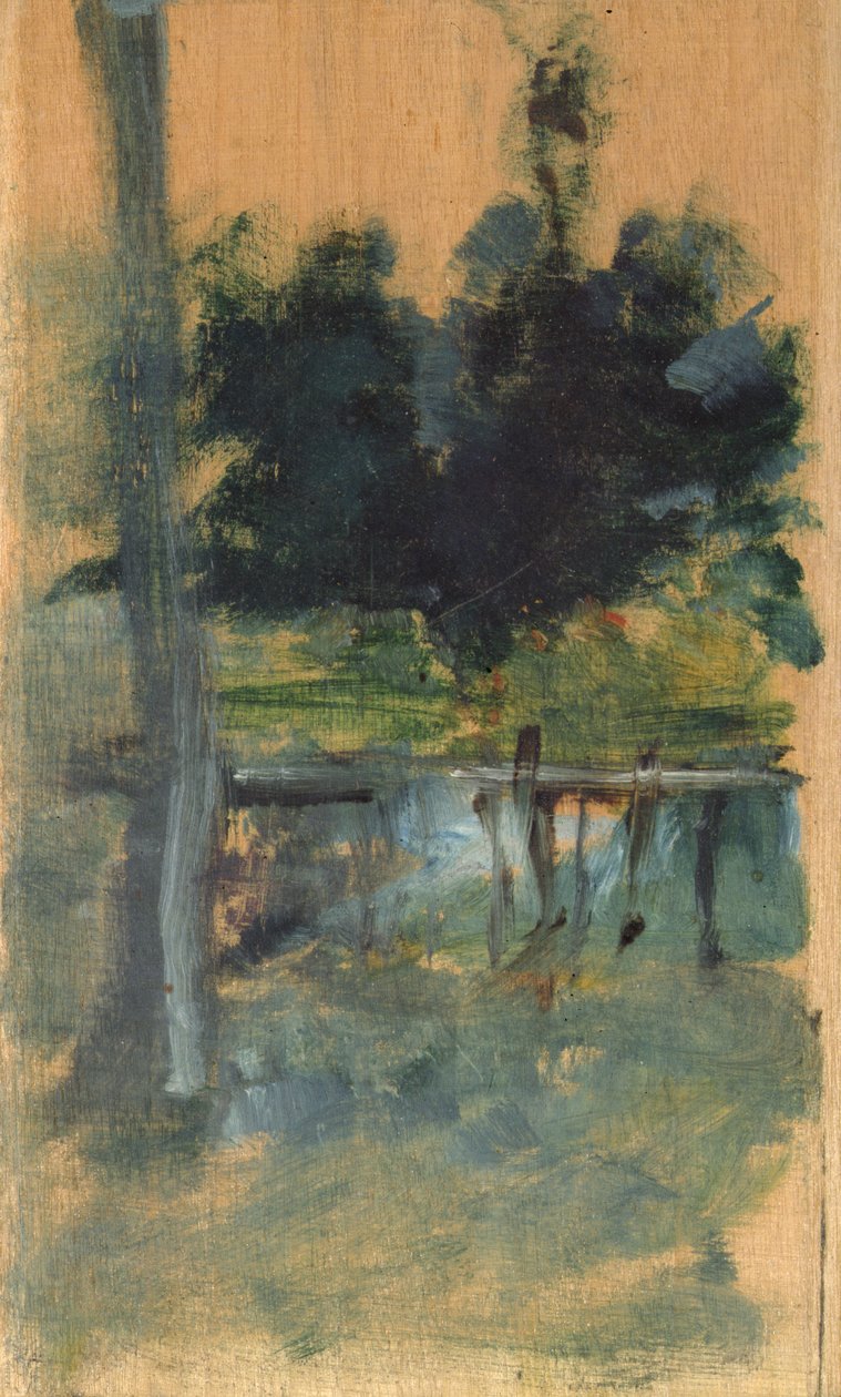 Esboço de paisagem, 1885 de Henri de Toulouse Lautrec