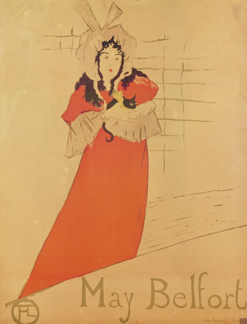 Maio Belfort (poster), 1895 (litografia a cores) de Henri de Toulouse Lautrec