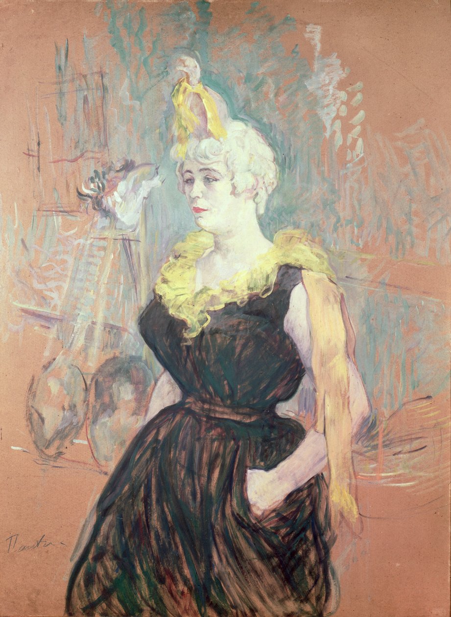 A Clowness Cha-U-Kao de Henri de Toulouse Lautrec