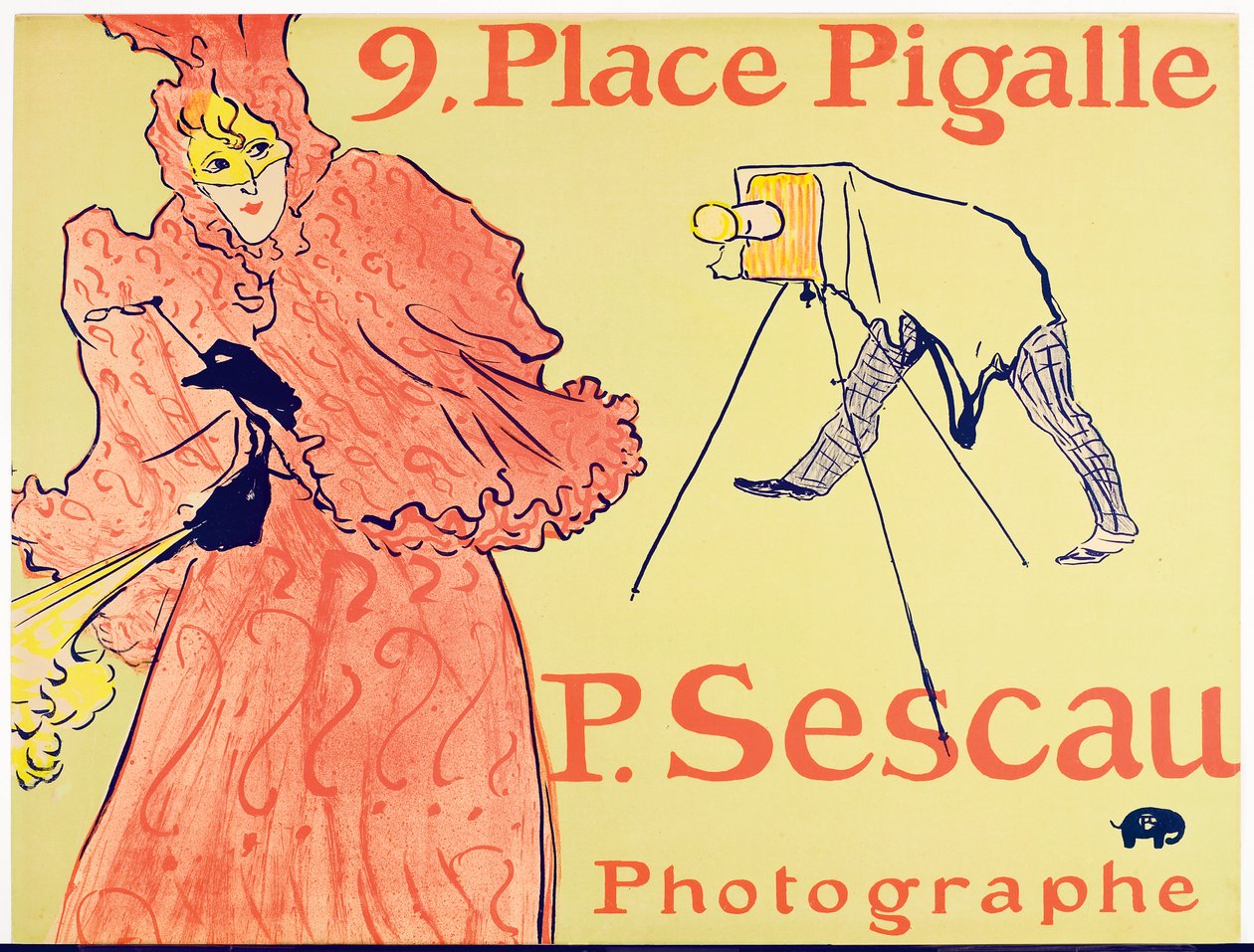O fotógrafo Sescau, 1896 de Henri de Toulouse Lautrec