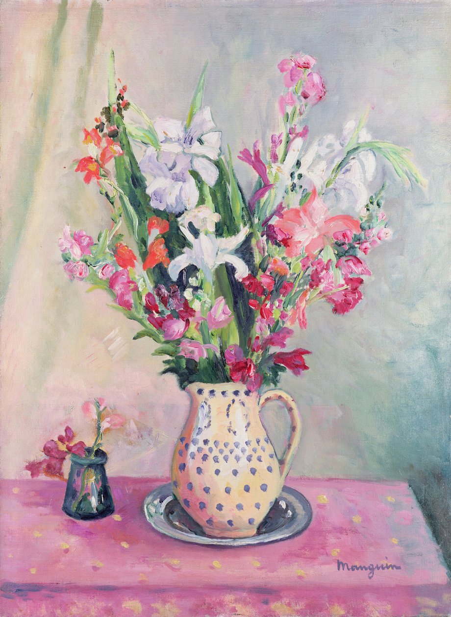 Gladioli num vaso de Henri Charles Manguin