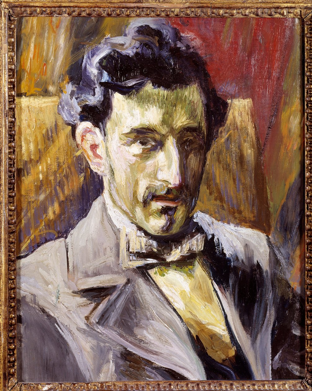 Retrato do compositor Maurice Ravel (1875-1937) Pintura de Henri Manguin (1874-1949) 1903 Sol. 0,43x034 m Paris, musee national d