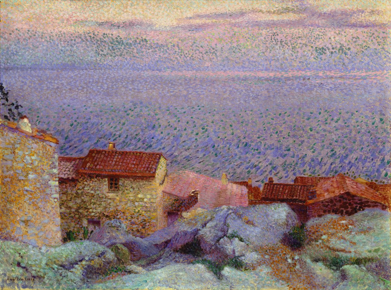 Paisagem Costeira de Henri Edmond Cross