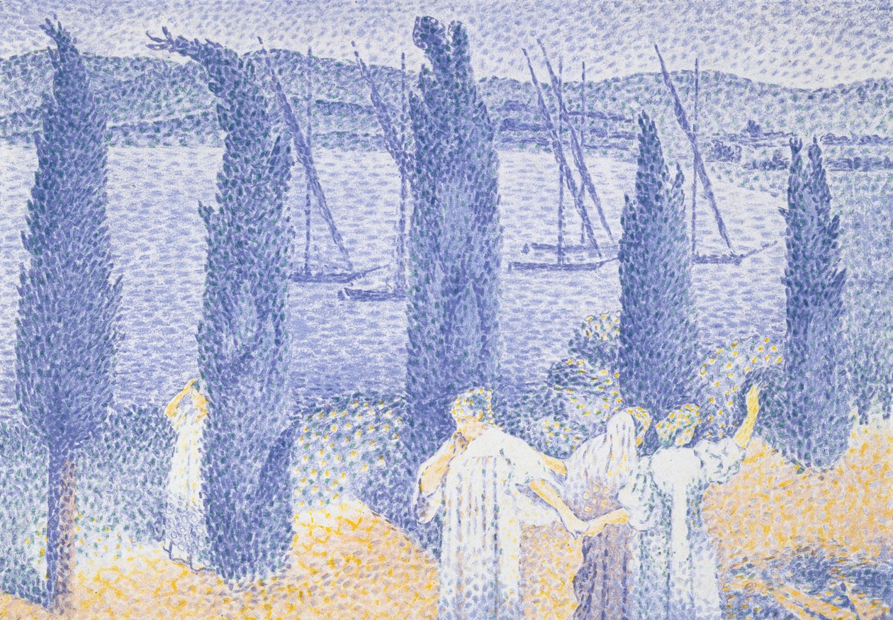 The Promenade, 1897 de Henri Edmond Cross