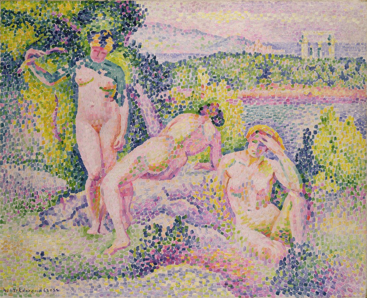 Três nus de Henri Edmond Cross