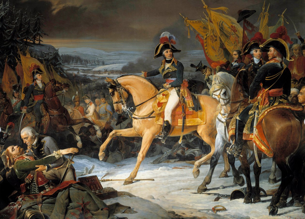 A Batalha de Hohenlinden em 3 de dezembro de Henri-Frederic Schopin