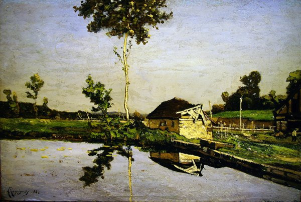 Paisagem em Saint-Prive (Yonne) de Henri Joseph Harpignies