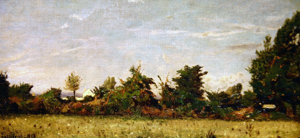 Paisagem com casa de campo de Henri Joseph Harpignies