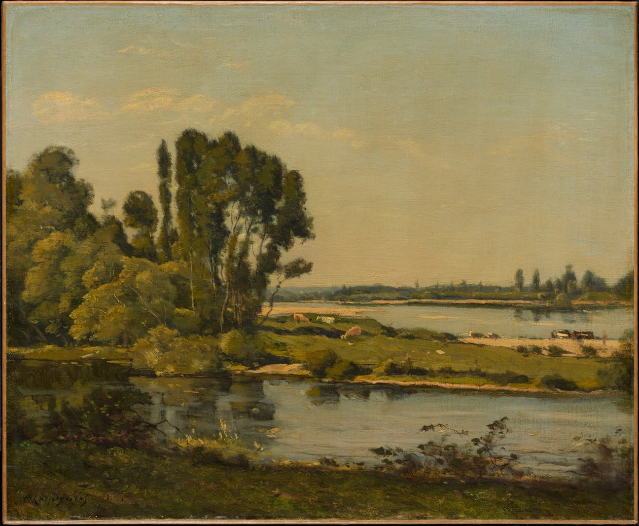 Paisagem com um rio de Henri-Joseph Harpignies