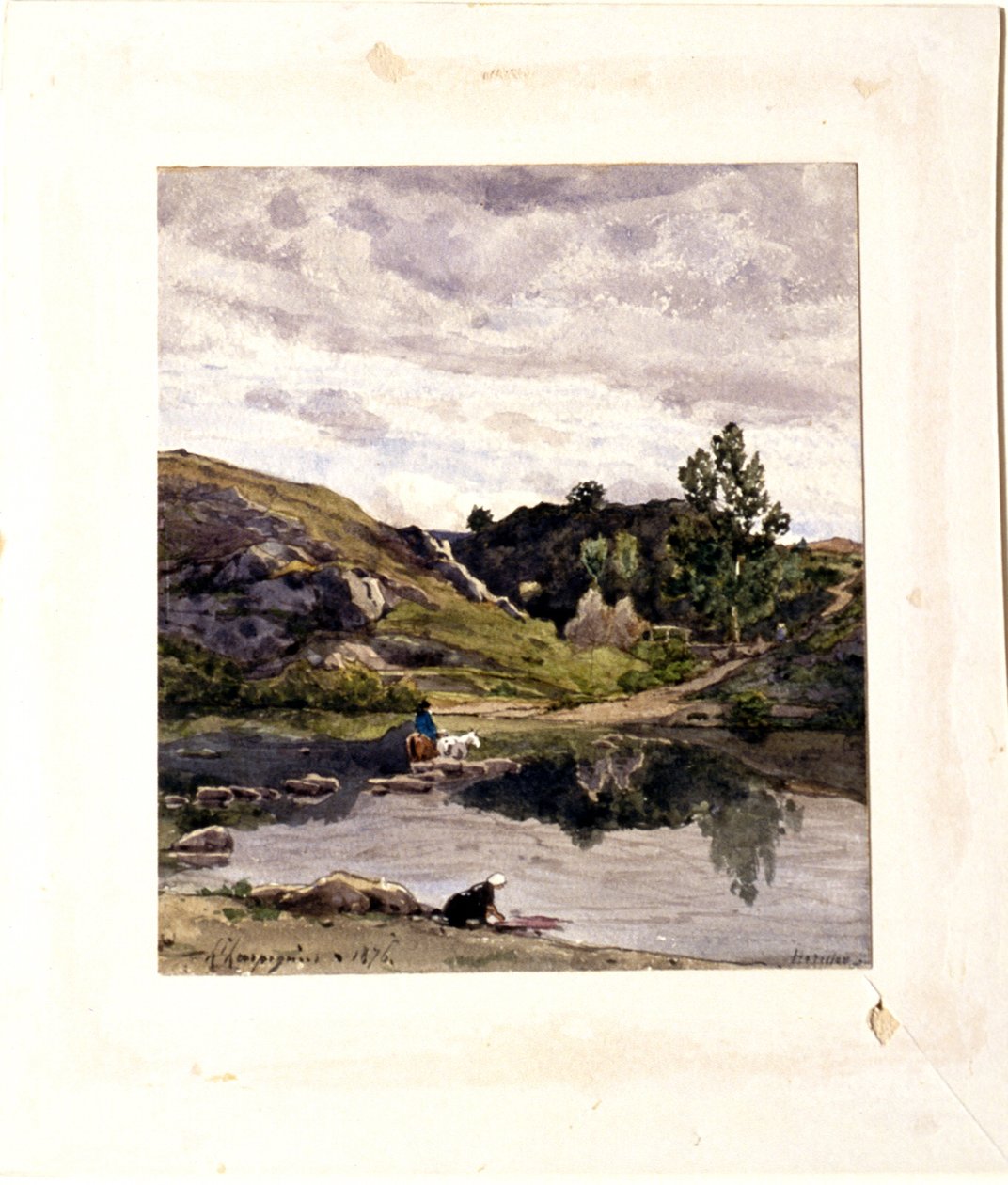 Paisagem fluvial de Henri-Joseph Harpignies