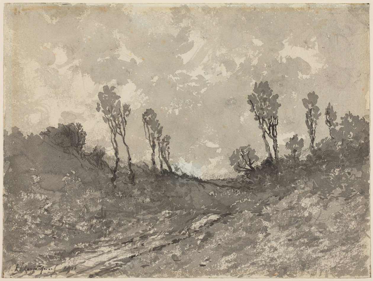 Estrada em Hérisson de Henri-Joseph Harpignies