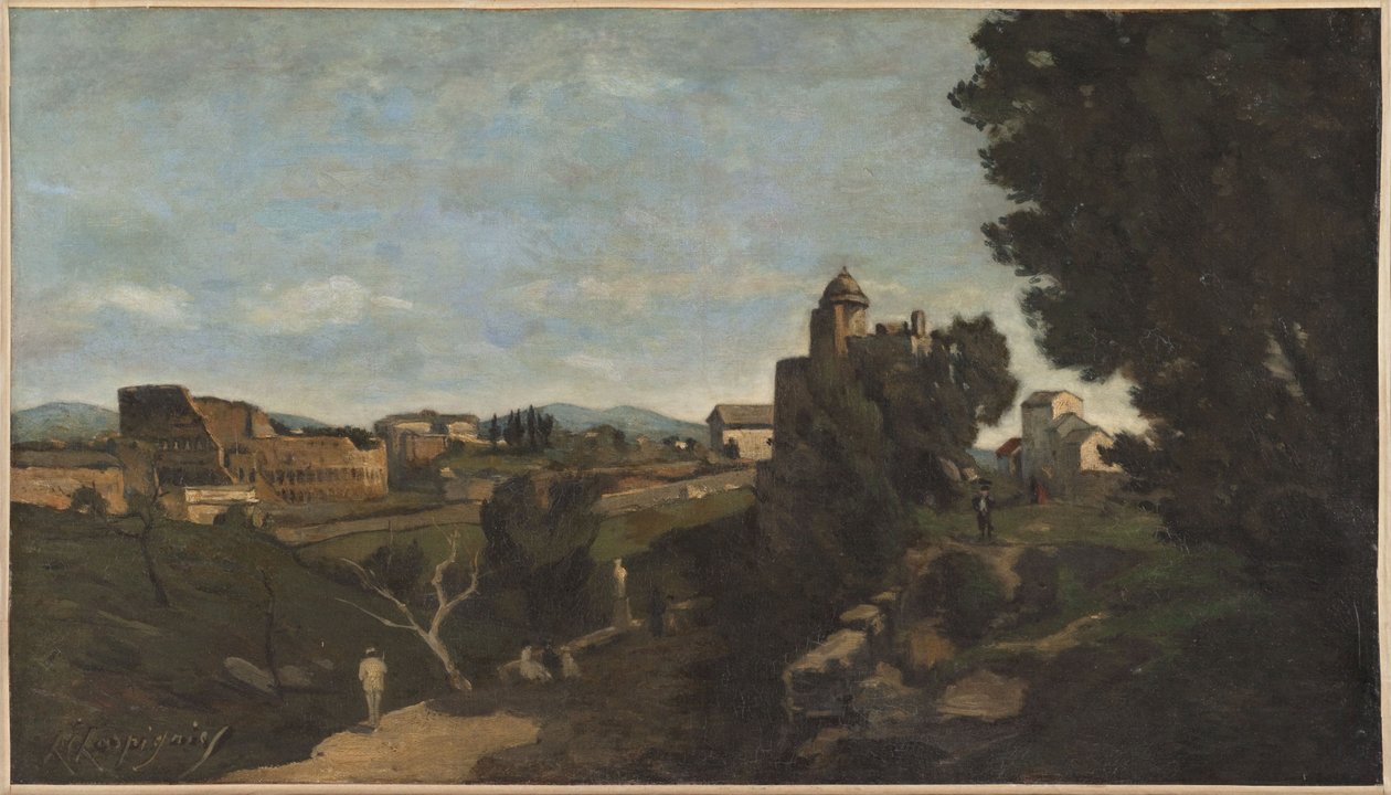 O Coliseu em Roma, ca. 1878 (óleo) de Henri Joseph Harpignies