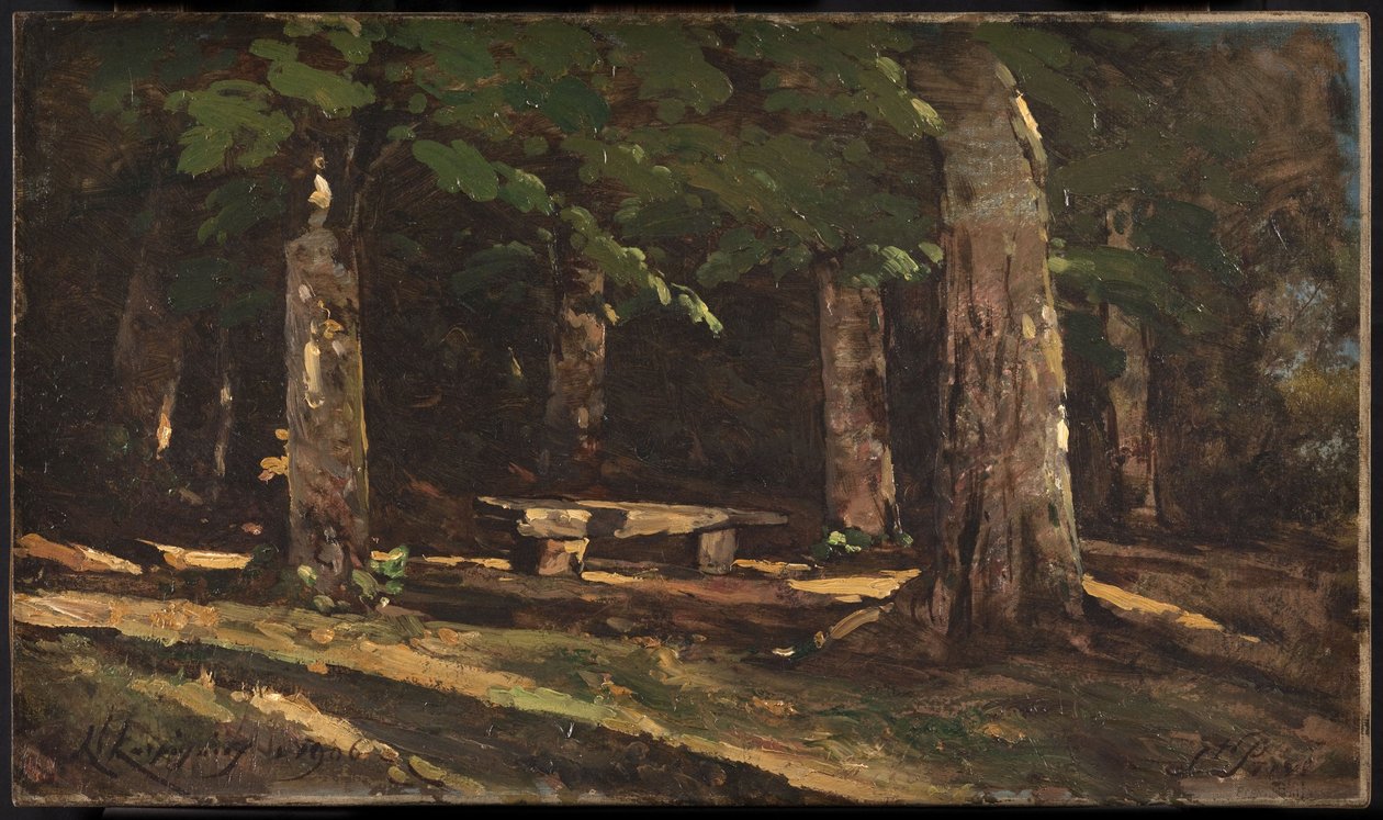 O banco de Henri Joseph Harpignies