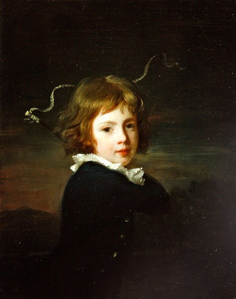 Um retrato de um rapazinho, que se crê ser o Senhor Madeira (óleo sobre tela) de Henri Pierre Danloux
