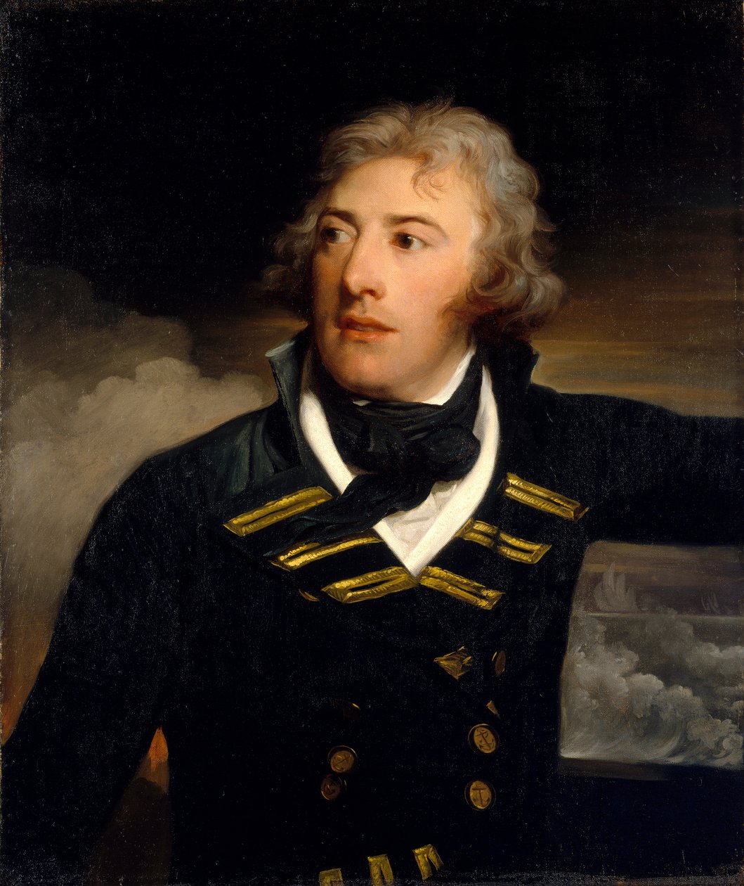 Capitão Joseph Sydney Yorke (1768-1831), c.1787-95 (óleo sobre tela) de Henri Pierre Danloux