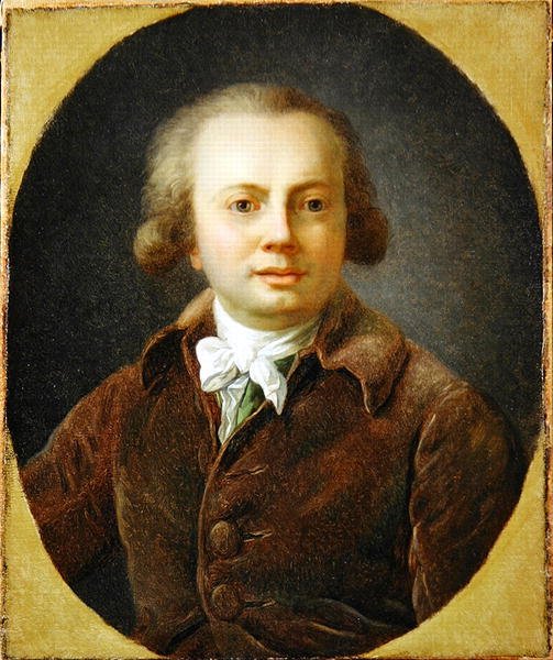 Retrato de um Jovem (óleo sobre tela) de Henri Pierre Danloux