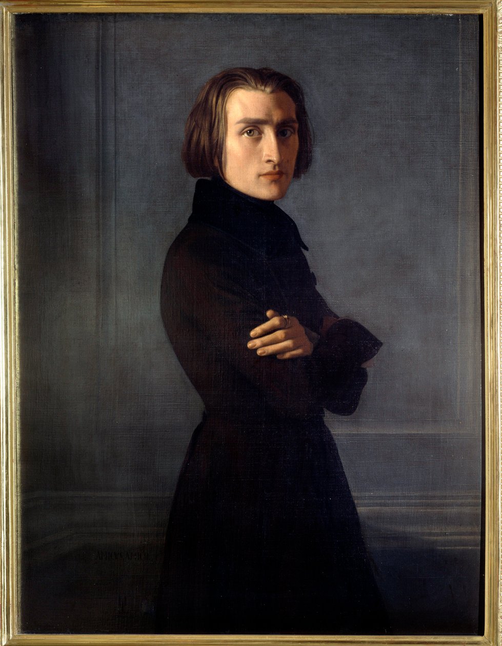 Retrato de Franz Liszt de Henri (1814 82) Lehmann