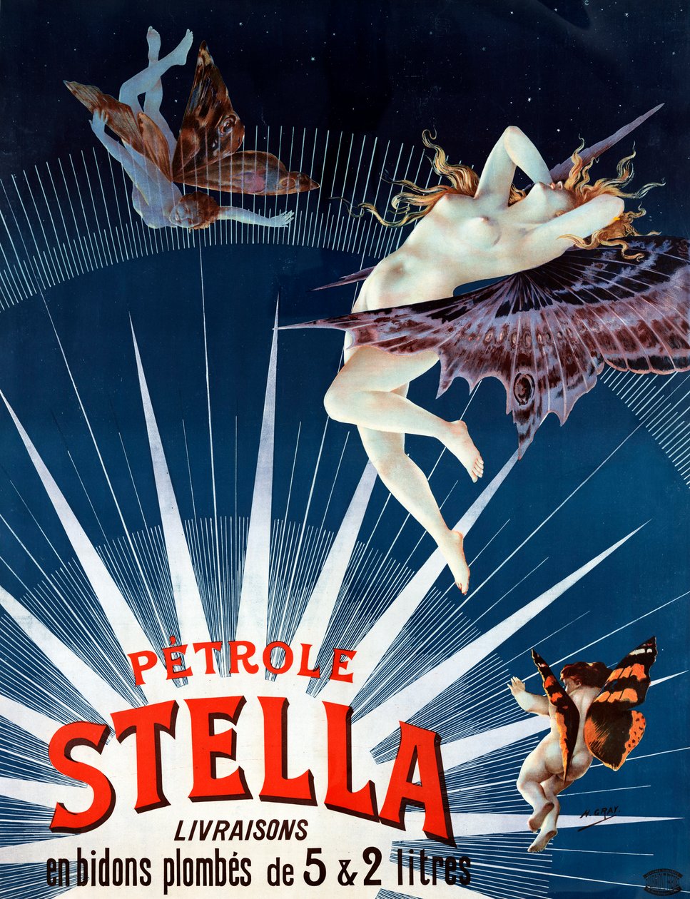 Cartaz Vintage Petrole Star de Henri  Gray