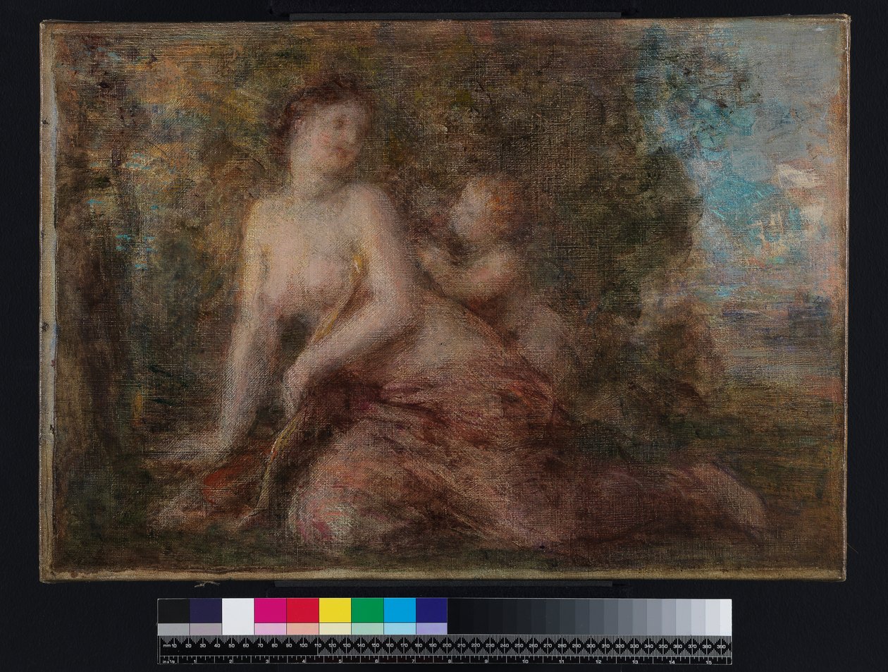 Vénus e Cupido, antes de 1904 (óleo sobre tela) de Henri (attr. to) Fantin Latour