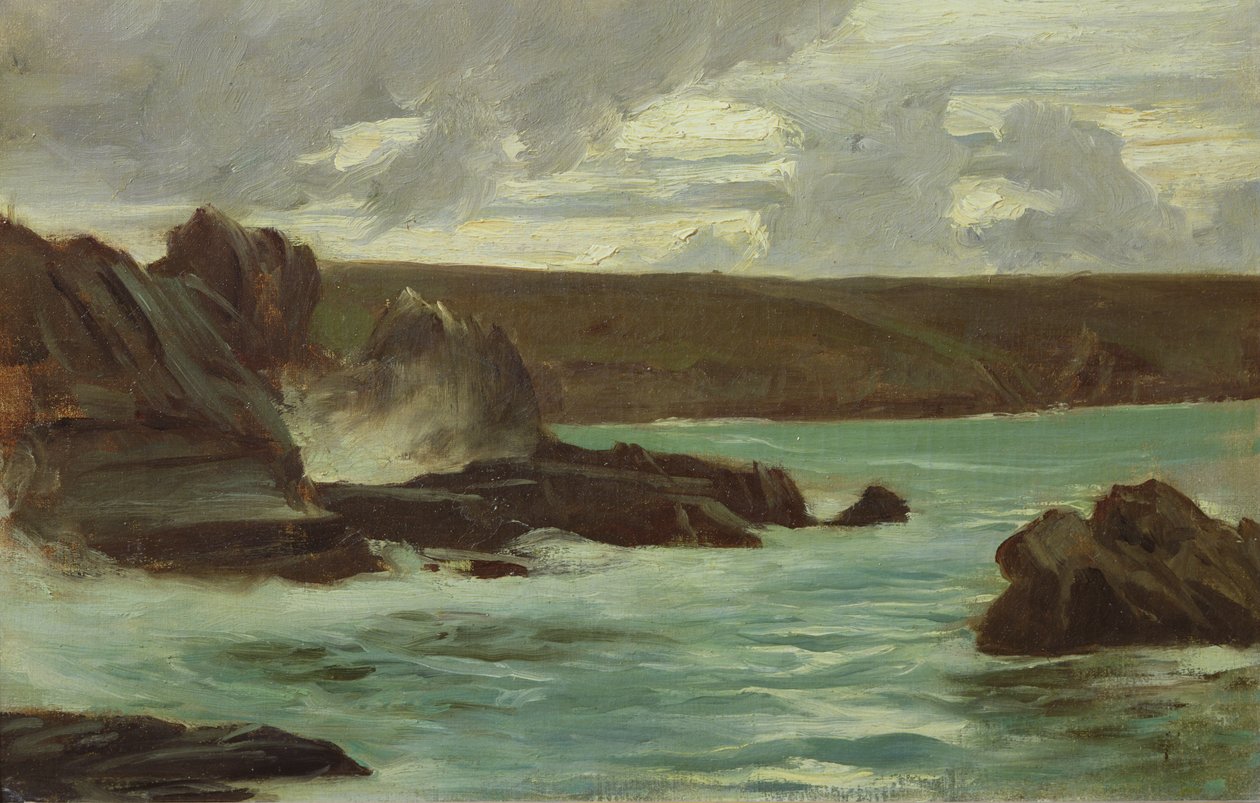 Rochas na Bretanha, 1866 de Henri Alexandre Georges Regnault