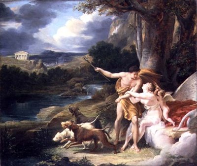 Vénus e Adónis de Henri Alexandre Georges Regnault