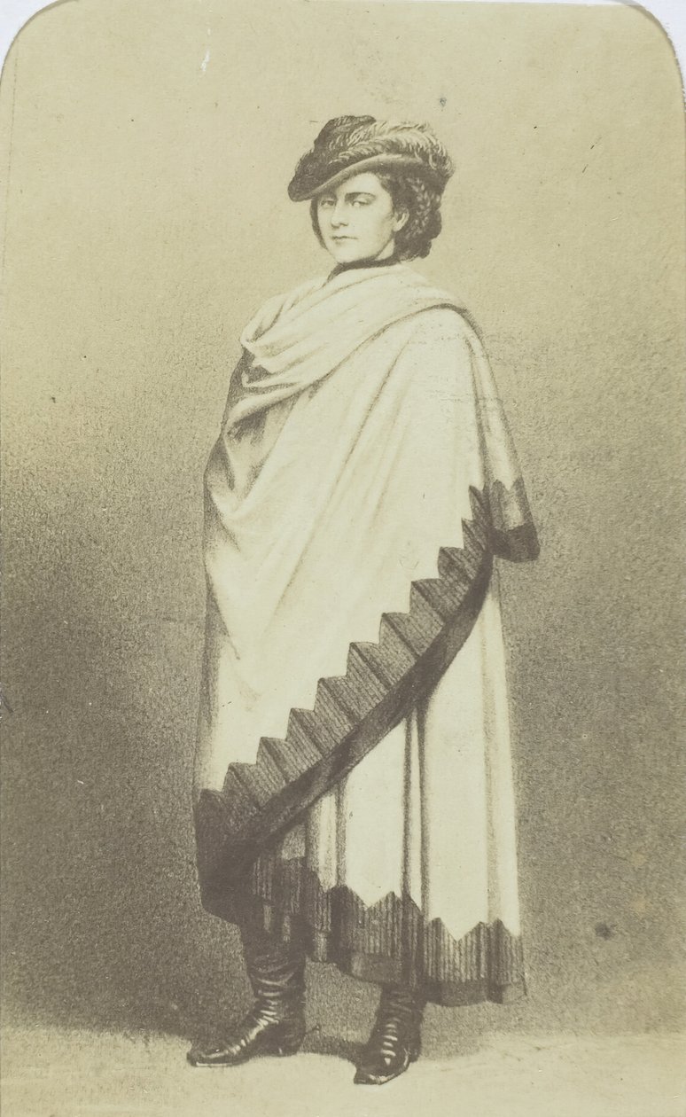 Ex-rainha de Nápoles, 1860-69 de Henri Alexis Omer Tournier