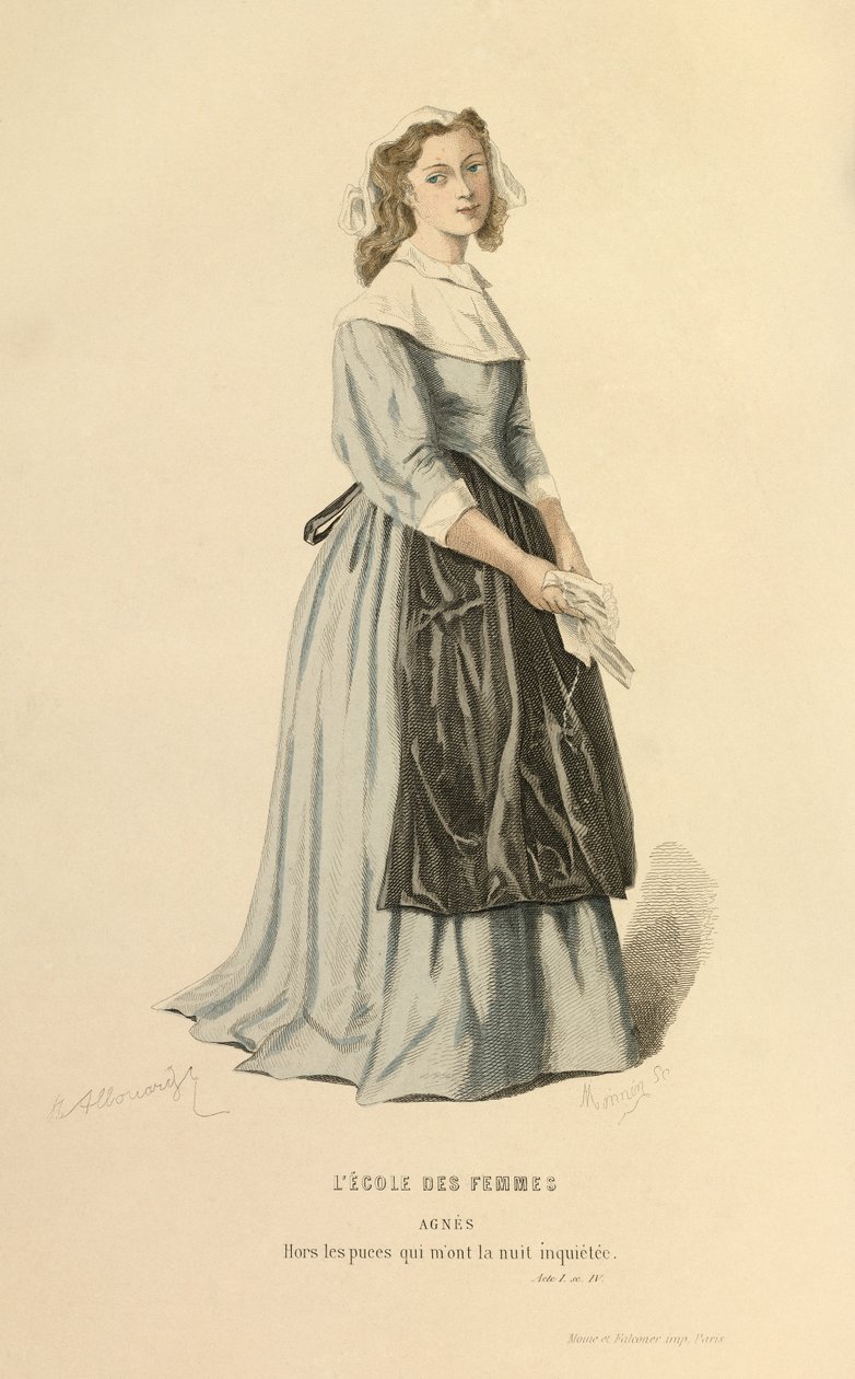 Fato para o papel de Agnes de Henri Allouard