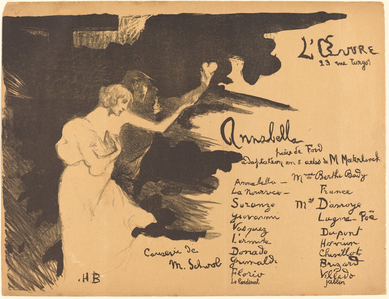 Annabella (É pena que ela seja uma prostituta) de Henri Bataille
