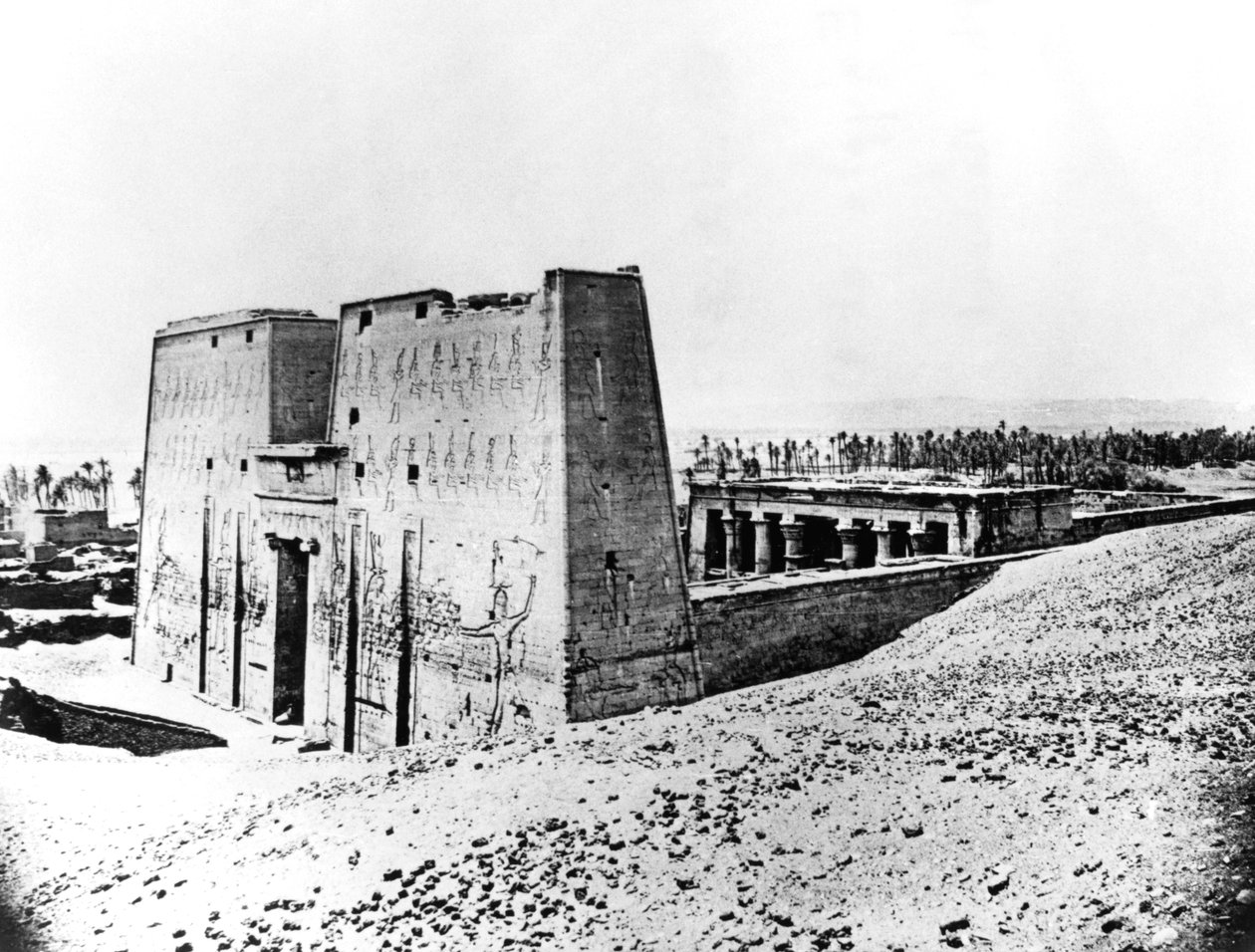 Edfu, Nubia, Egito, 1887 de Georges Henri Bechard