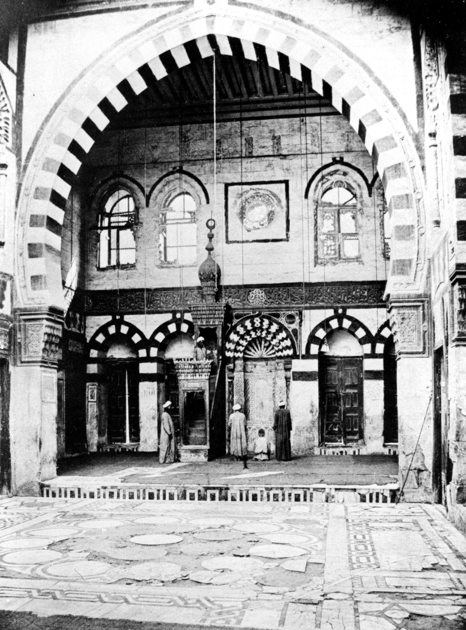 Mesquita de Kaid-Bey, Cairo, Egito, 1887 de Georges Henri Bechard