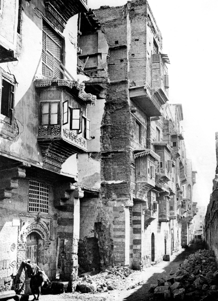 Rua, Nubia, Egito, 1887 de Georges Henri Bechard