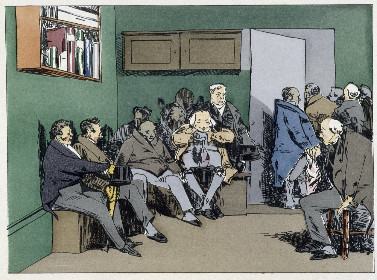 Um dia de audiência - em "Moral administrativa" de Henri Monnier de Henri Bonaventure Monnier