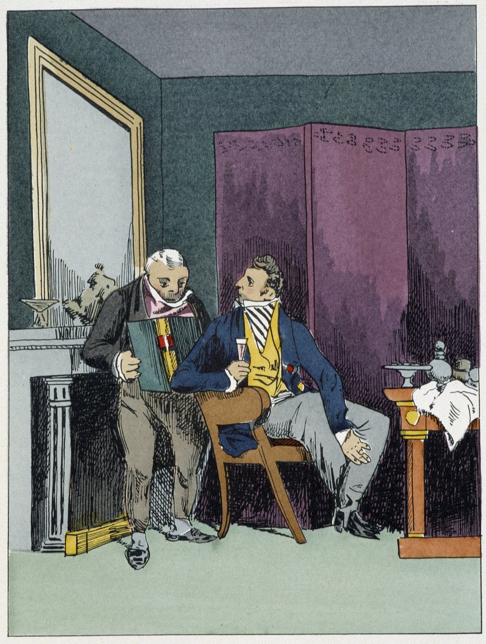 Chefe de Divisão - em "Moral Administrativa" por Henri Monnier de Henri Bonaventure Monnier