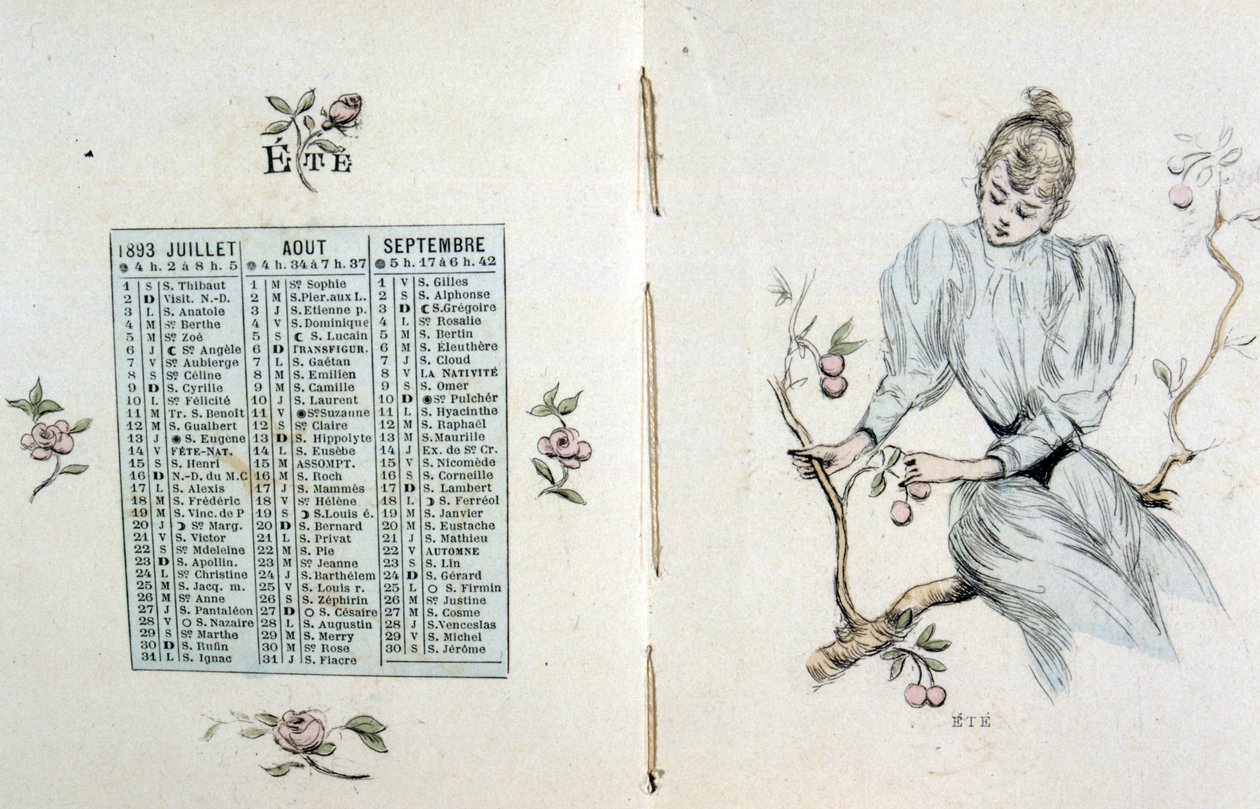 Um Almanaque de poemas de Henri Boutet