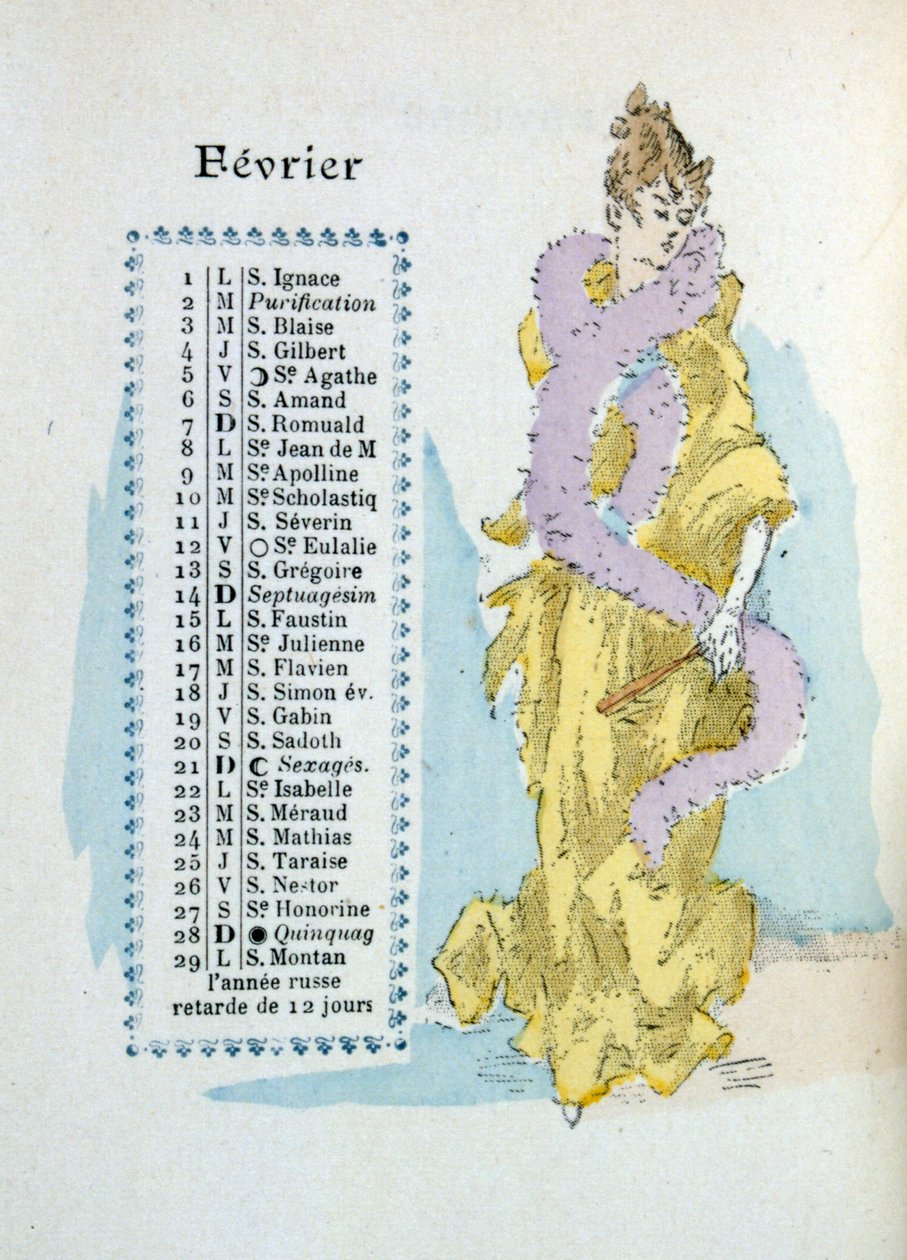 Fevereiro de Henri Boutet