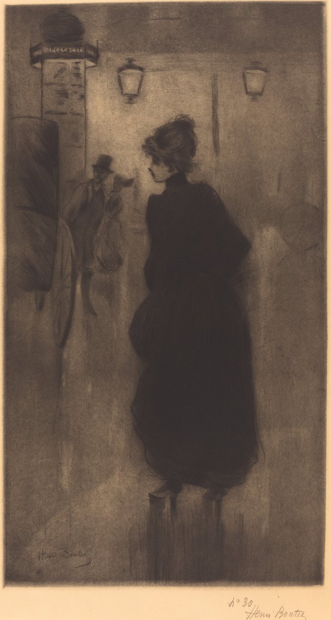 Mulher parisiense (O efeito da noite) de Henri Boutet