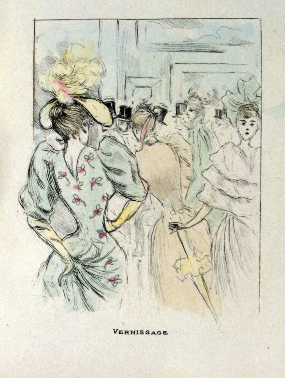 Mulher em alta moda de Henri Boutet