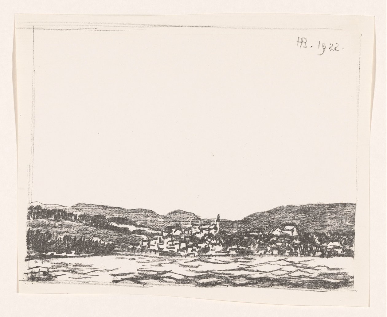 Posição no Lago Starnberg de Henri Braakensiek
