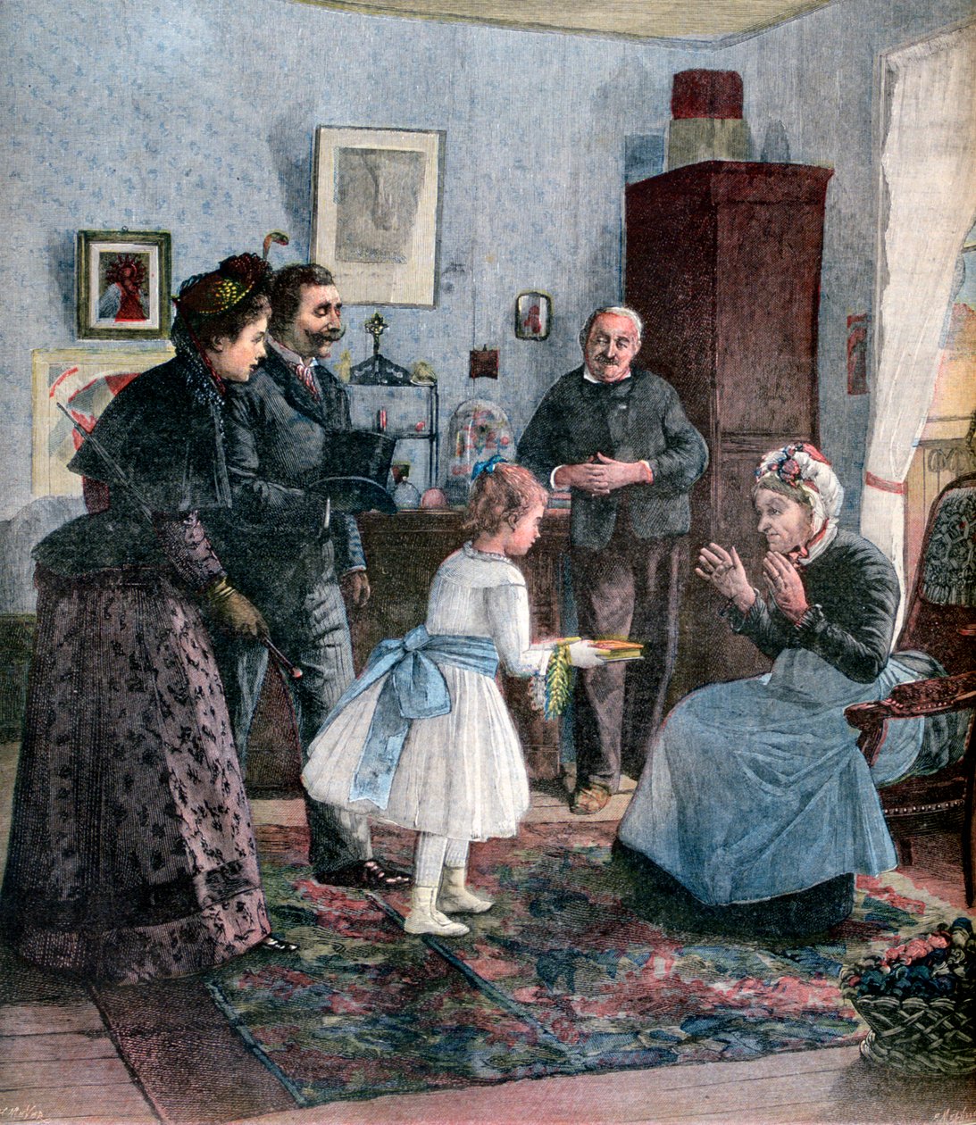 Os primeiros louros, 1891 de Henri Cain