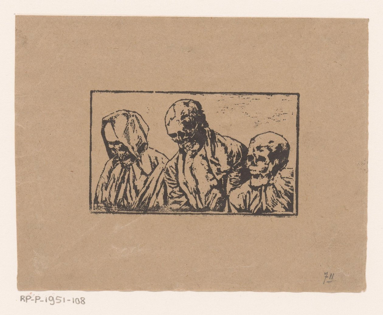Três mortos de Henri Charles Guérard