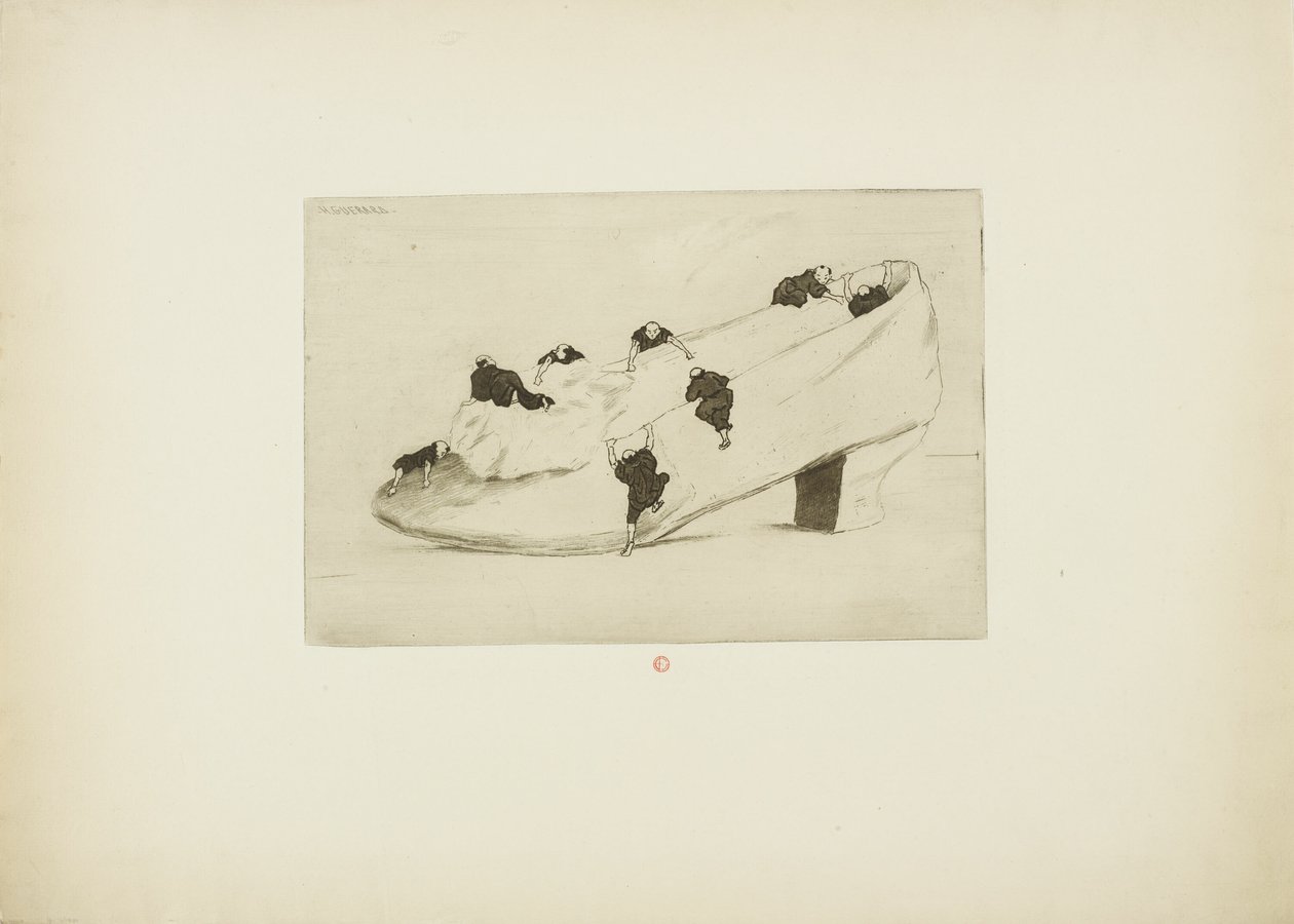 O assalto do sapato de Henri Charles Guérard