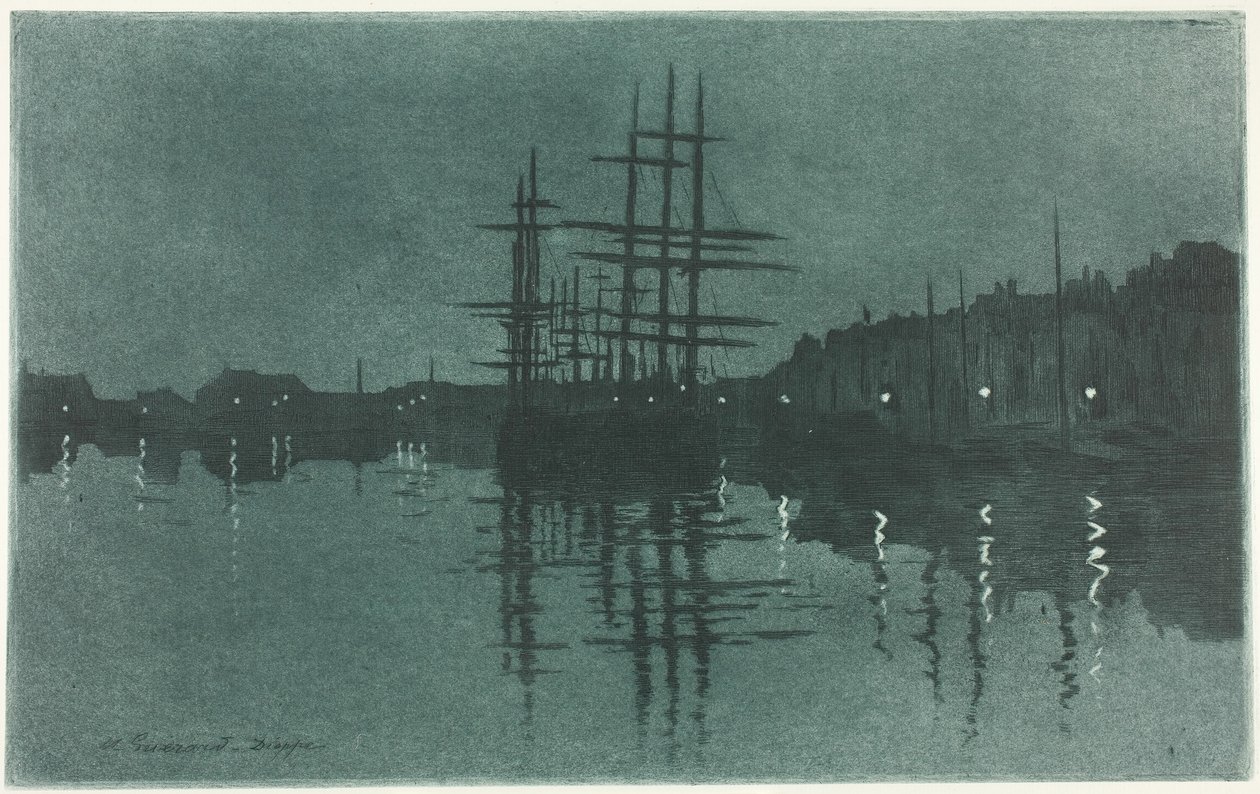 A bacia de Dieppe de Henri Charles Guérard