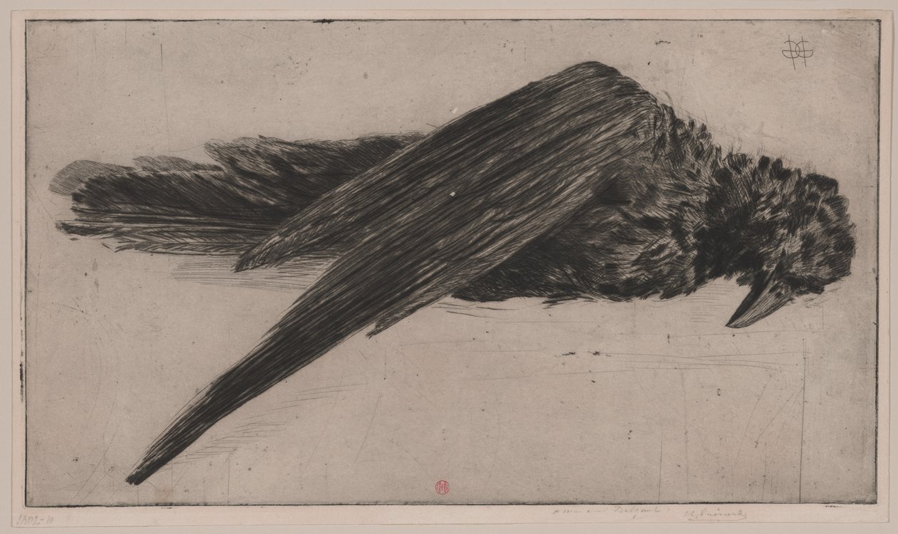 O Grande Corvo Pendurado (Le Grand Corbeau Pendu), de Henri Charles Guérard